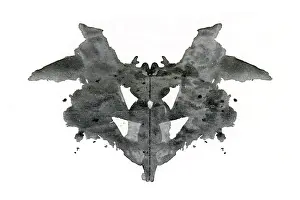 Psychological: Rorschach Test Card No. 1
