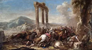 Vitoria: Rosa - Battle Scene with Classical Colonnade