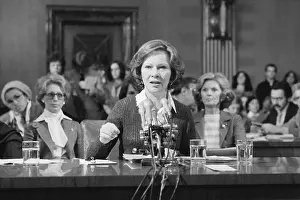 Advocacy: Rosalynn Carter testifies before Senate ?