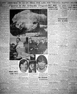 Examiner: The Roscoe Fatty Arbuckle murder case ?