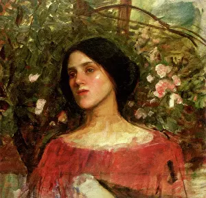 Waterhouse: The Rose Bower, by J W Waterhouse