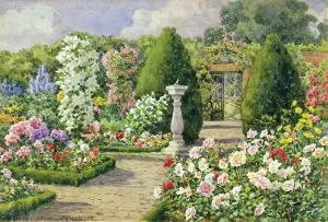 Rose Garden with Sundial
