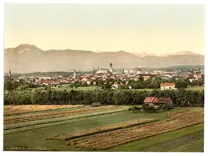 Rosenheim: Rosenheim, general view, Upper Bavaria, Germany