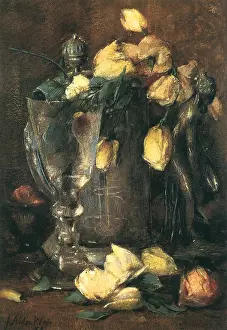 Goblet: Roses With Figure and Goblet