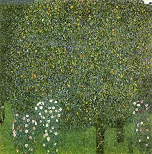 Klimt: Roses under Trees, by Klimt