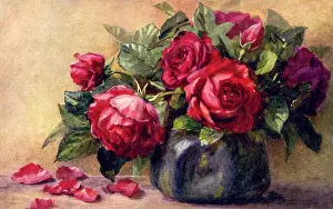 Comforted: Roses in Vase