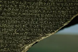 Languages: The Rosetta Stone. Greek scripture