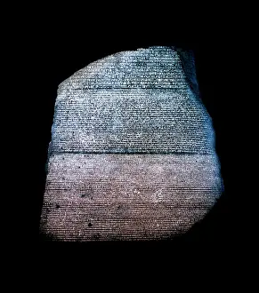 Issued: The Rosetta Stone is a rock stele, found in 1799