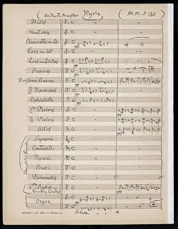 Listing: Rossini - Kyrie - Orch Score