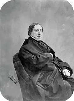 Perforation: Rossini, photograph by Nadar
