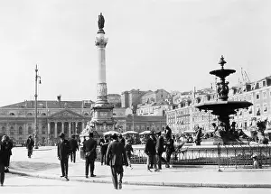Praca: Rossio Square in Lisbon, 1931