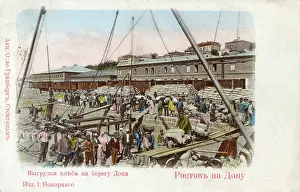 Ramps: Rostov on the Don River, Russia - Unloading grain