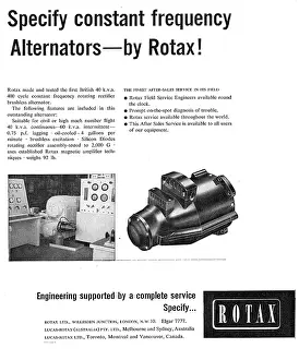 Frequency: Rotax Constant Frequency Alternators For Aircraft