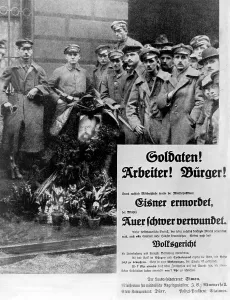 Appeal: Rote Arbeiterwehr at the scene of the assassination