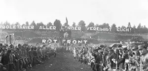 Frontkaempferbund: Rotfront day in Berlin, circa 1920s