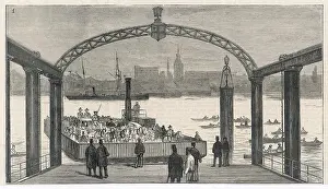 Rotherhithe: ROTHERHITHE FERRY 1877