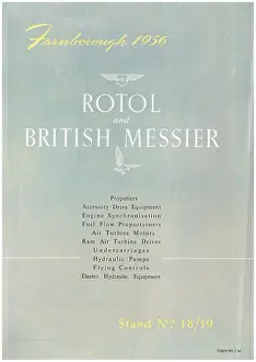 Messier: Rotol & British Messier - Rotol Propellers