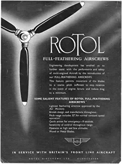 Feathering: Rotol Propellers - ROTOL Fully Feathering Propellers 1940