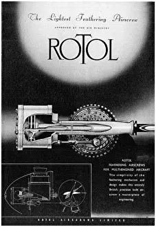 Feathering: Rotol Variable Pitch Feathering Airscrews - Rotol Propellers
