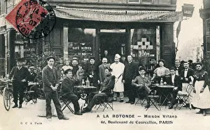 Courcelles: ROTONDE CAFE PARIS C1905
