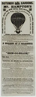 Broadside: Rotundo i.e. Rotunda Gardens. Mr. Hampton's grand 77th ascen