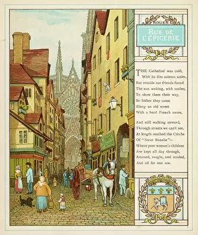 Epicerie: Rouen - Rue Epicerie 1882