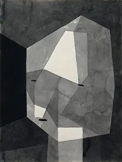 Deteriorated: ROUGH-CUT HEAD, by Paul Klee