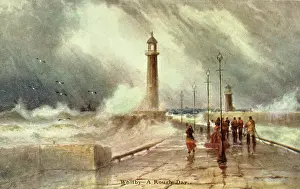 Lighthouses: A Rough Day, Whitby, North Yorkshire