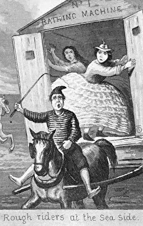 Crinoline: Rough Rides at the Sea Side - Bathing Machine