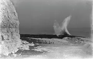 Breakwater: A Rough Sea at Rottingdean