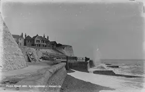 Rottingdean: Rough Sea at Rottingdean