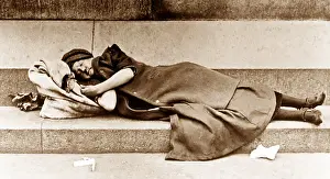 Sleeper: Rough sleeping, London, early 1900s