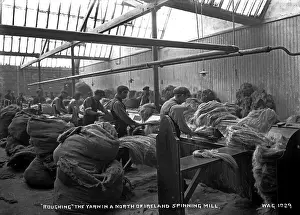 Spinning: Roughing the Yarn in a North of Ireland Spinning Mill
