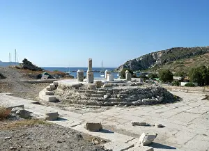 Aegean: Round Temple, Knidos, Mugla, Turkey