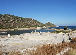 Aegean: Round Temple, Knidos, Mugla, Turkey