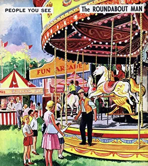 Look & Learn Nursery Material: The Roundabout Man