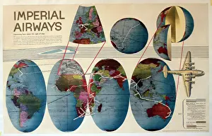 Onslow Auctions Limited: Route map, Imperial Airways