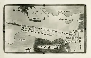 Massacres: Route through the Mediterranean of the HMS Ramillies