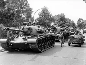 Standby: Routine exercise of US army in Berlin