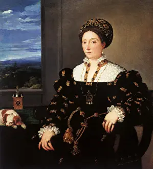 Curled: Rovere Portrait, by Titian
