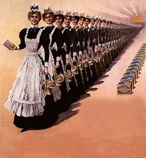 Aprons: Row of Maids