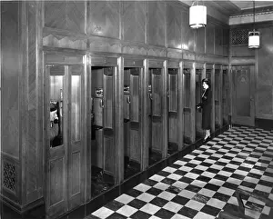 Camerique: Row of Old Phone Booths