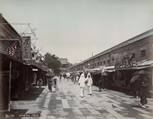 Conveyance: Row of shops, Asakusa, Tokyo