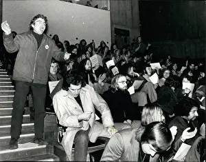 Engagements: Rowdy student audience, Queen Elizabeth Hall, London