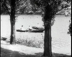 Serpentine: Two Rowing Boats on the Serpentine in Hyde