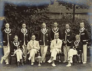 Sportsmen: Rowing crew photograph, 1911