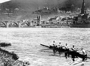 Colleges: Rowing students in Heidelberg