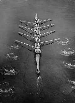 The rowing team of Cambridge