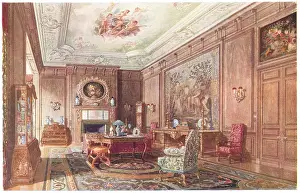 Cartouches: Rowley Hall Music Room