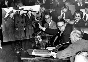 Cohn: Roy Cohn (center), Senator Joseph McCarthy's ?
